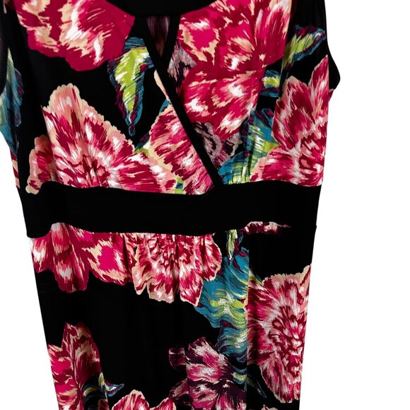 Susan Lawrence Size XL Sleeveless Floral Max Polyester Multicolor - Picture 9 of 16